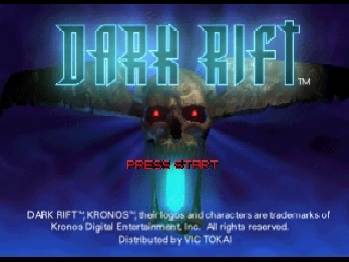 Dark Rift (Europe) Title Screen